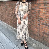 バックリボン刺繍レースドレス バックリボン 花柄 | epicday | 詳細画像20