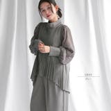 グレー | パンツドレス セットアップ フォーマル | epicday