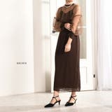 ブラウン | ドレス 結婚式 パーティードレス | epicday