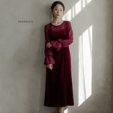 ボルドー | パーティードレス ワンピース 結婚式 | epicday