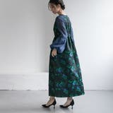 パーティードレス ロングドレス 花柄ジャカード | epicday | 詳細画像10 