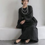 パーティードレス ロングドレス 花柄ジャカード | epicday | 詳細画像19 