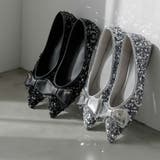 BIGリボンスパンコールフラットパンプス パンプス ローヒール | epicday | 詳細画像2 