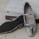 スパンコールワンストラップフラットパンプス パンプス メリージェーンパンプス | epicday | 詳細画像3 