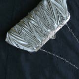 バッグ 結婚式 プリーツサテンクラッチバッグ | epicday | 詳細画像2 