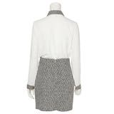 ツイードチェックのブラウスとミニスカートのツーピースドレス(キャバドレス CAB… | GRAXIA | 詳細画像10