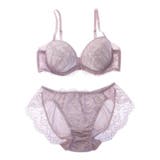 着ければ肌色が美しく映える大人カラーのレーシーブラ ショーツセット(ブラセット) | GRAXIA | 詳細画像14 