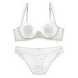 ホワイト | レーシートリムメイクセクシー（ブラセット） | GRAXIA