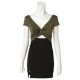 微細なラメがエレガントに輝くフロントオープンのドレス(キャバドレス CABARE… | GRAXIA | 詳細画像4