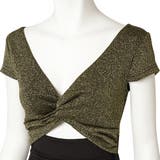 微細なラメがエレガントに輝くフロントオープンのドレス(キャバドレス CABARE… | GRAXIA | 詳細画像6