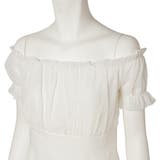 純白パフスリーブのハイウエスト切り替えドレス(キャバドレス CABARETDRE… | GRAXIA | 詳細画像10