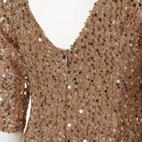 総スパンコールのラグジュアリードレス ゴールド | GRAXIA | 詳細画像11