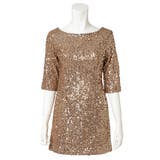 総スパンコールのラグジュアリードレス ゴールド | GRAXIA | 詳細画像8