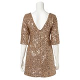 総スパンコールのラグジュアリードレス ゴールド | GRAXIA | 詳細画像9