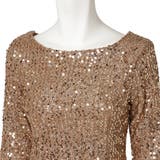 総スパンコールのラグジュアリードレス ゴールド | GRAXIA | 詳細画像10