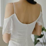 純白のフリルオフショルが大人可愛いドレス(SEXYDRESS) ホワイト | GRAXIA | 詳細画像5 
