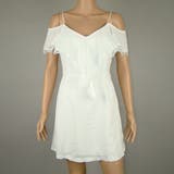 純白のフリルオフショルが大人可愛いドレス(SEXYDRESS) ホワイト | GRAXIA | 詳細画像8 
