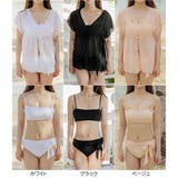 リボンがポイントのビキニ3点セット（水着ビキニ・ワンピース） | GRAXIA | 詳細画像2 