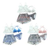 レースキャミとショートパンツ付き体形カバー水着4点セット（水着ビキニ ワンピース… | GRAXIA | 詳細画像11 