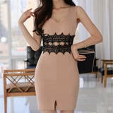 ヌーディカラーにレースが際立つミニドレス(CABARETDRESS) | GRAXIA | 詳細画像9 