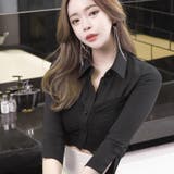 短め丈のチラ見せがセクシーな襟付きトップス(TOPS) | GRAXIA | 詳細画像6