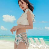 フリルショルダーのバンドゥブラビキニ2点セット(水着ビキニ・ワンピース) | GRAXIA | 詳細画像6