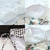 バンドゥビキニと袖ありオフショルの体形カバー水着3点セット（水着ビキニ ワンピー… | GRAXIA | 詳細画像10 