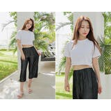 短めTシャツとワイドパンツの体形カバー水着4点セット(水着ビキニ・ワンピース) | GRAXIA | 詳細画像8