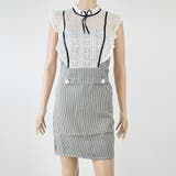フリルレースとチェック柄のサスペンダー風ドレス(CABARETDRESS) | GRAXIA | 詳細画像10 