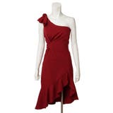 色香溢れるボルドーレッドのワンショルダードレス(キャバドレス CABARETDR… | GRAXIA | 詳細画像9 