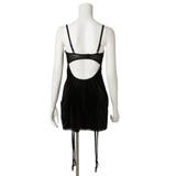 ベロアとレースから大人のムードが香るガーターランジェリー(セクシーランジェリー)… | GRAXIA | 詳細画像9 