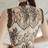 ヌーディなフラワーレースのミニドレス(キャバドレス・CABARETDRESS) | GRAXIA | 詳細画像8