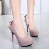 バックリボンｘチャームのラウンドトゥパンプス(CABARETSHOES) | GRAXIA | 詳細画像6 