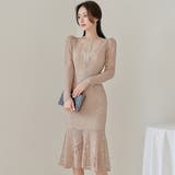 ヌーディレースのマーメイドラインドレス(キャバドレス CABARETDRESS) | GRAXIA | 詳細画像2 