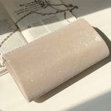 ラメ糸が輝くリブ編みフラップのバッグ(CLUTCH BAG) | GRAXIA | 詳細画像6 