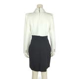 V字に大きくカットされた胸元がセクシーな切り替えタイプのドレス(キャバドレス C… | GRAXIA | 詳細画像14