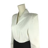 V字に大きくカットされた胸元がセクシーな切り替えタイプのドレス(キャバドレス C… | GRAXIA | 詳細画像15