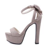 丸みのある踵リボンが可愛いストラップサンダル(CABARETSHOES) | GRAXIA | 詳細画像12 