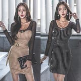 程良い透け感が大人セクシーな印象のミニ丈ドレス(キャバドレス CABARETDR… | GRAXIA | 詳細画像2