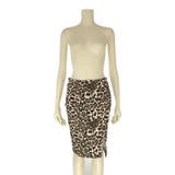 スリット入りデザインが大人っぽくオシャレなヒョウ柄スカート(SKIRT) | GRAXIA | 詳細画像8