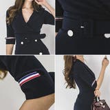 深いスリットとハイウエストがエレガントなミディ丈ドレス(キャバドレス CABAR… | GRAXIA | 詳細画像7 