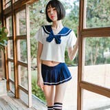 キュートなデザインで際どいミニ丈感が視線を奪うセーラー服風セクシーコスプレ(セク… | GRAXIA | 詳細画像8 