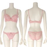 バック総レースによる肌の透け感がとてもセクシーなブラ ショーツセット | GRAXIA | 詳細画像10