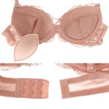 落ち着いたカラーの花柄チュールが華やかに胸を彩るブラ ショーツセット（ブラセット… | GRAXIA | 詳細画像11 