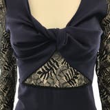 レースから垣間見るバストラインが優艶なカシュクールミディ丈ドレス(キャバドレス … | GRAXIA | 詳細画像13