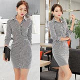 デザイン性溢れる、脚線美が魅力的なミニ丈ワンピース(キャバドレス CABARET… | GRAXIA | 詳細画像3