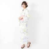 古典柄の菊柄を淡い色使いで年齢問わず着られる浴衣3点セット(YUKATA) | GRAXIA | 詳細画像12