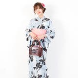 淡いライトブルーの生地に黒い花柄がシックな印象に演出してくれる大人の女性にぴった… | GRAXIA | 詳細画像8