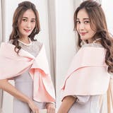 シンプルながらも光沢があり華やかな印象を添えるショール(SHAWL) | GRAXIA | 詳細画像11 