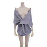 シンプルながらも光沢があり華やかな印象を添えるショール(SHAWL) | GRAXIA | 詳細画像17 